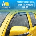 thumbnail image 3 of AEROGUYS In-Channel Window Deflectors Extra Durable Window Visors Rain Guards Fit for Toyota Tacoma 2016-2023 Double Cab/Access Cab, Sun Visors, Wind Vent Visors, Car Accessories - 2 pcs. AG0744, 3 of 9