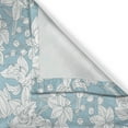 thumbnail image 3 of Ambesonne Nature Kitchen Curtains, Orchid Flowers in Line Style, 55"x45", White Pale Sky Blue, 3 of 3