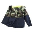 thumbnail image 4 of Mercatoo Kids Boys Lightweight Rain Jacket Camouflage 𝗛ooded Raincoat Zip Up 𝗪aterproof Windbreakers for Outdoor Hiking Ski, 4 of 4