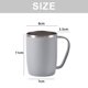 thumbnail image 2 of Taza para cepillo de dientes, taza para baño, taza para beber de baño reutilizable, con asa, 2 of 5