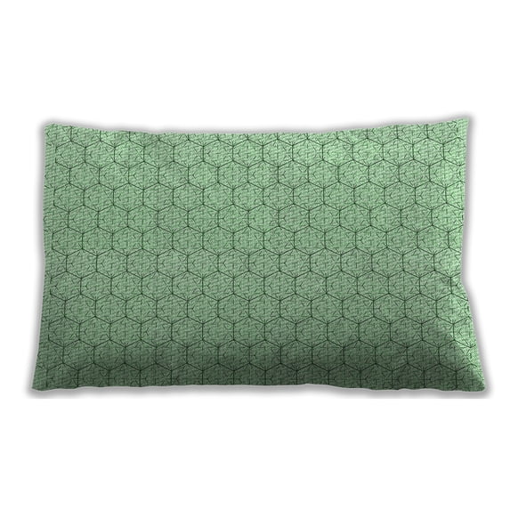 Ahgly Company Outdoor Rectangular Contemporary Lumbar Throw Pillow, 13 inch by 19 inch