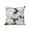 Light Blue Teal, variant on 1 Pack Outdoor Throw Pillow, Magnolia Blossom Waterproof Pillow with Insert Included, Spring White Floral Flowers Farmhouse Green Decorative Accent Cushion Sofa Pillows for Patio Porch, 16 x 16 In