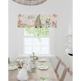 thumbnail image 3 of Easter Valance for Windows Gnome Tulip Curtains Valances Loads of Love Floral Rod Pocket Valance Window Treatments Spring Holiday Short Curtains for Kitchen Living Room Bedroom Bathroom 54x18 Inch, 3 of 6