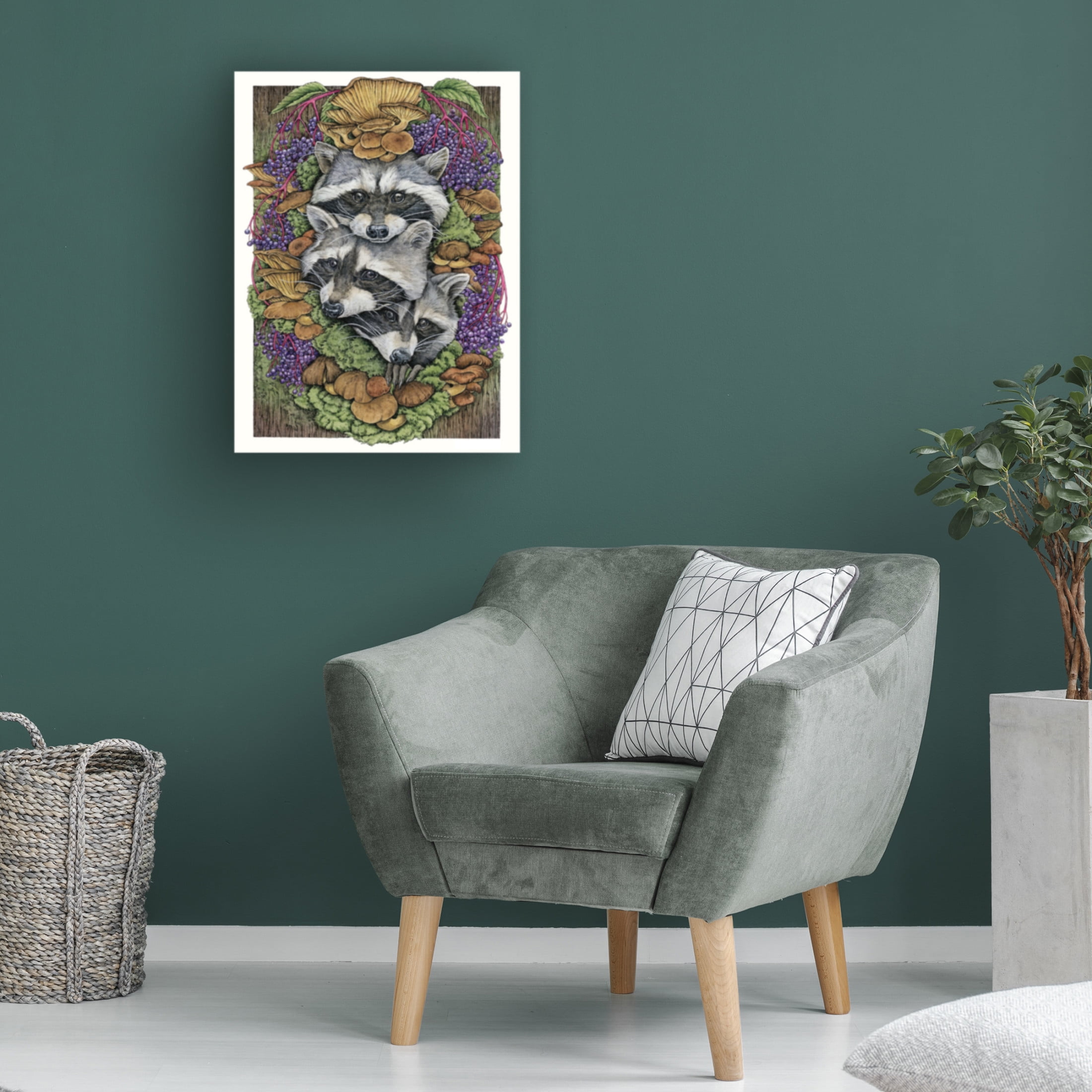 Trademark Fine Art Lea Chaillaud The Tree Keepers Canvas Wall Art