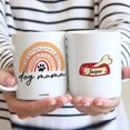thumbnail image 2 of Personalized Mugs For Best Dog Mom Ever Mother's Day Birthday Thanksgiving Christmas Presents for Pet Dogs Lovers Fur Mama from Daughter Son 11 Oz 15 Oz Ceramic Coffee Mug (1 Bowl), 2 of 7