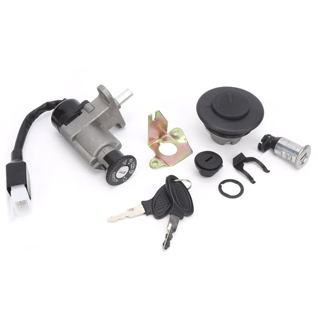Motorcycle Ignition Key Lock Ignition Switch Assembly 4-Wire For Gas Scooter 50cc 150cc 139QMB GY6 Chinese Moped Novelty