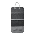 thumbnail image 1 of Bolsa de fieltro para almacenamiento de juguetes de plumas de gato, soporte para juguetes para armario, pared de habitación gris oscuro, 1 of 8