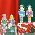 thumbnail image 4 of Pack of 4 Candy Nutcrackers King and Soldier Statue Christmas Decorative Hanging Resins Puppets Nutcrackers Toy Decors, 4 of 9