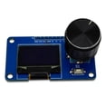 thumbnail image 2 of TOP! 0.96 Inch OLED Display Module with Buttons EC11 Rotary Encoder IIC Interface LCD Screen, 2 of 4