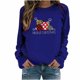 thumbnail image 1 of Sudaderas Navideñas Para Mujer, Blusa de Manga Larga Con Bolsillo Estampado A La Moda, Tops Informales, Sudaderas Con Botones Odeerbi ODB191736, 1 of 7