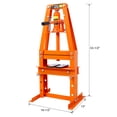 thumbnail image 4 of 6-Ton Benchtop Hydraulic A-Frame Shop Press with Adjustable Plates for Auto Repair, Efficient Metal Working Tool, Stable and Safe Design for Garage and Workshop Needs, 4 of 9