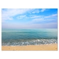 thumbnail image 2 of Blue Sky Sand Sun Daylight - Large Seashore Canvas Print, 2 of 3