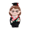 thumbnail image 1 of Figura de graduación, estatua de resina, figurita decorativa, mini artesanías, personas en miniatura Estatua de mujeres, 1 of 9