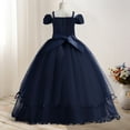 thumbnail image 6 of Kiviey Holiday Dresses for Girls Puffy Tulle Skirt Flower Gir Dresses Size 7-8, 6 of 7