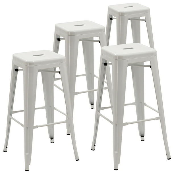 Modern Bar Stool Backless Industrial, Bar Stools Taller Than 30 Inches