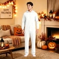 thumbnail image 4 of Men Cozy Full Zip Hooded Jumpsuit â Unisex Onesie Sleepwear â Essential Men's Clothing for Halloween Winter Casual (Sizes S-XXXXL), 4 of 8