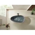 thumbnail image 3 of Vanity Art 67" x 33” Oval Shaped Stone Resin Freestanding Bathtub, Contemporary Design Soaking Tub with Overflow and Integrated Pop Up Drain, 3 of 4