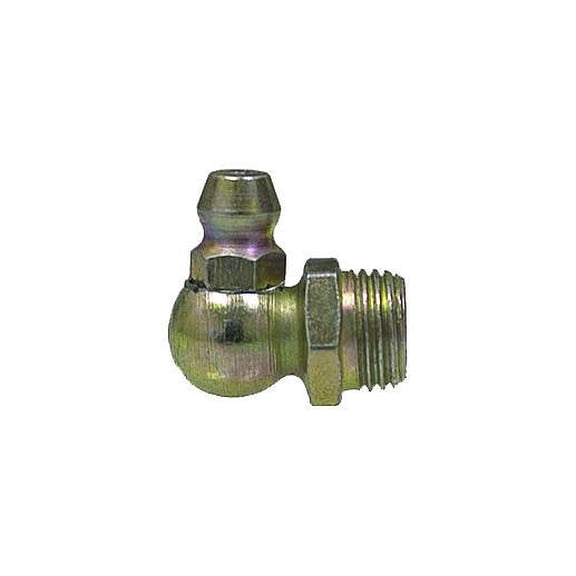 Auveco # 11101 Grease Fitting 10mm-1.0 90 Degree Plated (9390). Qty 5.