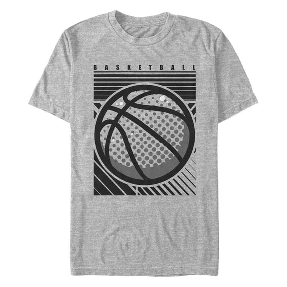 Men's Lost Gods Basketball Line Art Poster Graphic T-Shirt