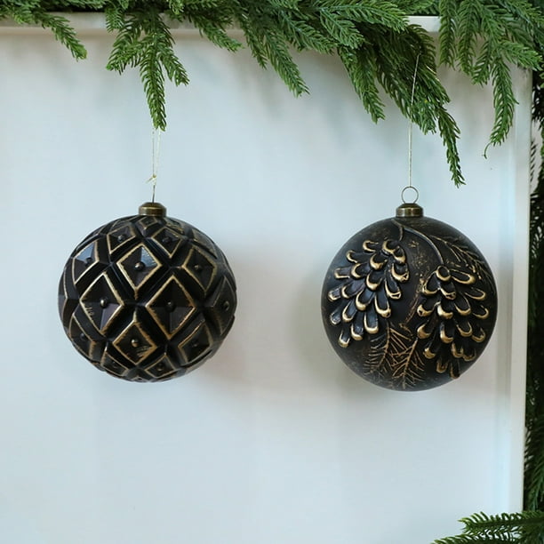 Christmas Decorations Flocked Christmas Balls Christmas Decoration SetMultiple Styles Of Christmas Tree Decorations Can Be Used For Other Party