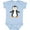 AE-Light Blue, variant on Penguin Boys or Girls Baby Bodysuit