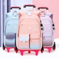 thumbnail image 2 of Bolsas Escolares Para Niños Con Carro De Rueda Mochila Extraíble Impermeable Rodante Equipaje Niñas, 2 of 4