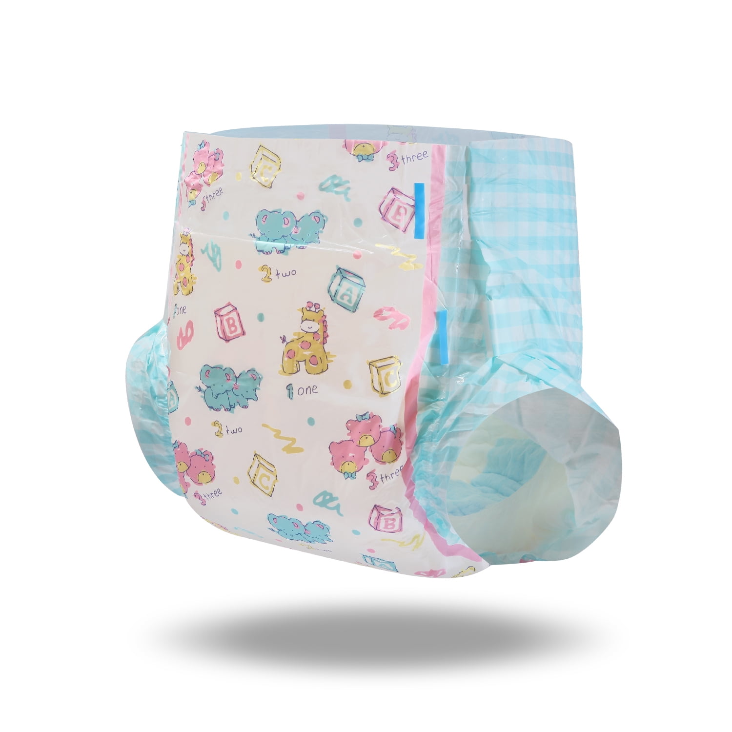 Littleforbig Vintage Baby Adult Diaper 10 Pieces (Medium 28"-38")