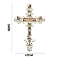 thumbnail image 2 of Pared De Pvc Para Mural Cruzado, Pegatina Reutilizable De Jesús Cross Story, Pegatina De Pared, Pegatina De Decoración De Vidrio Noticed HA042931-01, 2 of 6