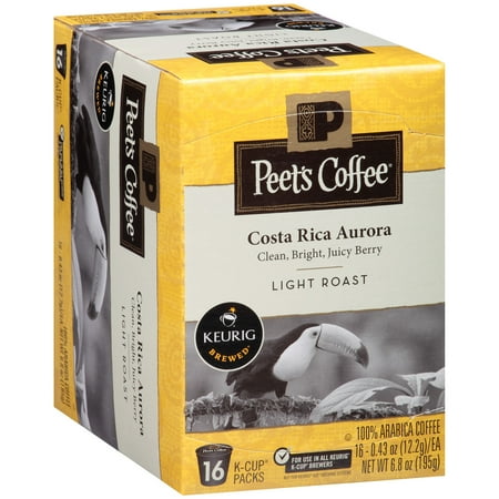 Peet's Coffee® K-Cup Coffee Pods, Costa Rica Aurora Light ...