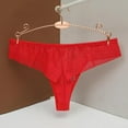 thumbnail image 4 of Aayomet Women Panties Lace Womens Lace Thongs Panties Underwear Low Rise T Back Underpants,Red M, 4 of 5