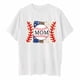 thumbnail image 4 of Mujeres verano casual moda sexy cuello redondo camisa t mama manga corta letras imprimir camisetas tops blusa Pompotops  hkajfhjk465442, 4 of 6