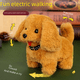 thumbnail image 2 of Muñeco de peluche eléctrico de conejo y perro de simulación para niños, juguete con sonido y movimiento, se puede llamar hombre y mujer eléctricos, 2 of 5