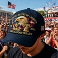 thumbnail image 5 of United States 250th Anniversary Celebration Hat, Adjustable Retro Bald Eagle Patriotic Cap for Men Women, 5 of 7