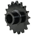 thumbnail image 2 of 530 Chain 17 Tooth Front Engine Sprocket with 24 Splines for 125cc 150cc 200cc 250cc GY6 Engines Compatible with Kandi DongFang TaoTao Jaguar ATV Quad Dirt Bike Buggy Go Kart Scooter Motorcycle, 2 of 6