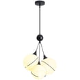 thumbnail image 2 of chandelier lighting living room dining room western style room retro cute 3 light led bulb, 2 of 7