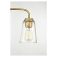 thumbnail image 6 of Trade Winds Lighting 3-Light Bathroom Vanity Light In Natural Brass, 6 of 6