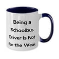thumbnail image 2 of Perfect Schoolbus driver Two Tone 11oz Mug, Being a Schoolbus, Useful Gifts for Men Women from Team Leader, Birthday Gifts, Schoolbus driver gift, School bus driver gift, Funny school bus driver gift,, 2 of 2