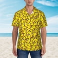 thumbnail image 2 of Susaid Skateboard Print Short Sleeve Shirts Button Down Casual Shirts Summer Beach Aloha Button Down Short Sleeve for Men ,X-Large, 2 of 7