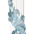 thumbnail image 2 of Chesapeake Bay 10619 Capiz Shell Turquoise Wind Chime 29 Inches Long, 2 of 2