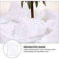 thumbnail image 2 of 6 Pack Christmas Snow Cover Blankets Soft Fluffy Thick White Cotton Blanket Artificial Fake Holiday Winter Decor For Christmas Tree Skirt Table Runner Village Display Scene Drapes Crafts, 2 of 9