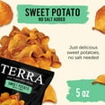 thumbnail image 2 of TERRA Sweet Potato No Salt Vegetable Snack Chips, 5 oz, 2 of 8