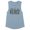 Stonewash Denim, variant on Critical Care Nurse Leopard Print Women's Muscle Tank Medium Heather Grey