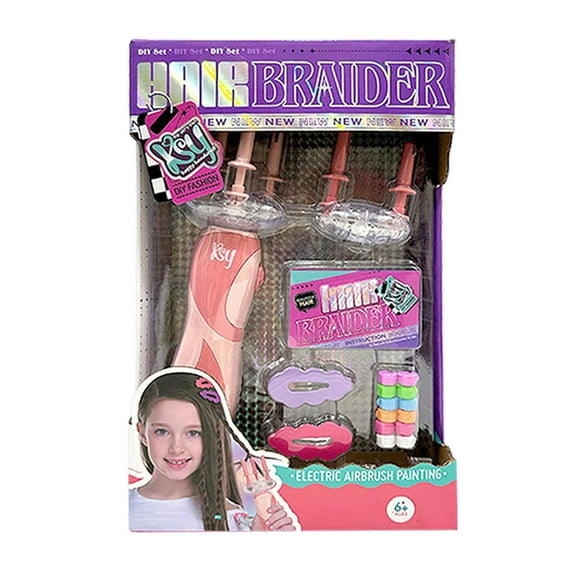 Electric Hair Braiding Machine Toy Fashionable Hair Styling Tool Gifts for Girl