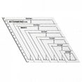 thumbnail image 3 of Patchwork Cutting Template Acrylic Ruler Cutting Ruler Diy Sewing Tools, 3 of 8