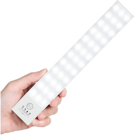 

36 LED Closet Lights Battery Powered LED Lights BLS Super Bright Under Cabinet Lighting Motion Sensor Light Indoor Wireless Lights 1500mah Rechargeable Battery Operated Lights 120 Days Run Time