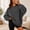 Dark Gray, variant on UDAUDU Womens Oversized Sweatshirts Crewneck Long Sleeve Fleece Pullover Tops Fall Y2k Sweater Cute Hoodies Beige M