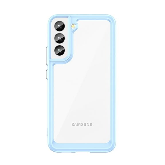 SaniMore Samsung Galaxy S23 Case (6.1 inch 2023 Release), Soft Shockproof TPU Bumper Crystal-clear PC Back No-yellowing Anti-drop Ultra-slim Lightweight Rugged Cover For Samsung Galaxy S23, Blue
