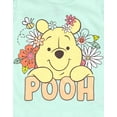 thumbnail image 2 of Disney Winnie the Pooh Floral Toddler Girls T-Shirt and Shorts Outfit Set Infant to Toddler, 2 of 5