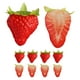thumbnail image 1 of 10 piezas de simulación de fresas para fotografía, adornos de fresas artificiales para el hogar, 1 of 8