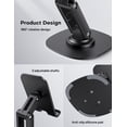 thumbnail image 4 of Soporte para teléfono móvil OMOTON, ajustable y plegable, paquete de 2 unidades, negro/blanco, 4 of 8